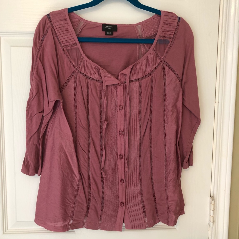 Anthropologie plum top